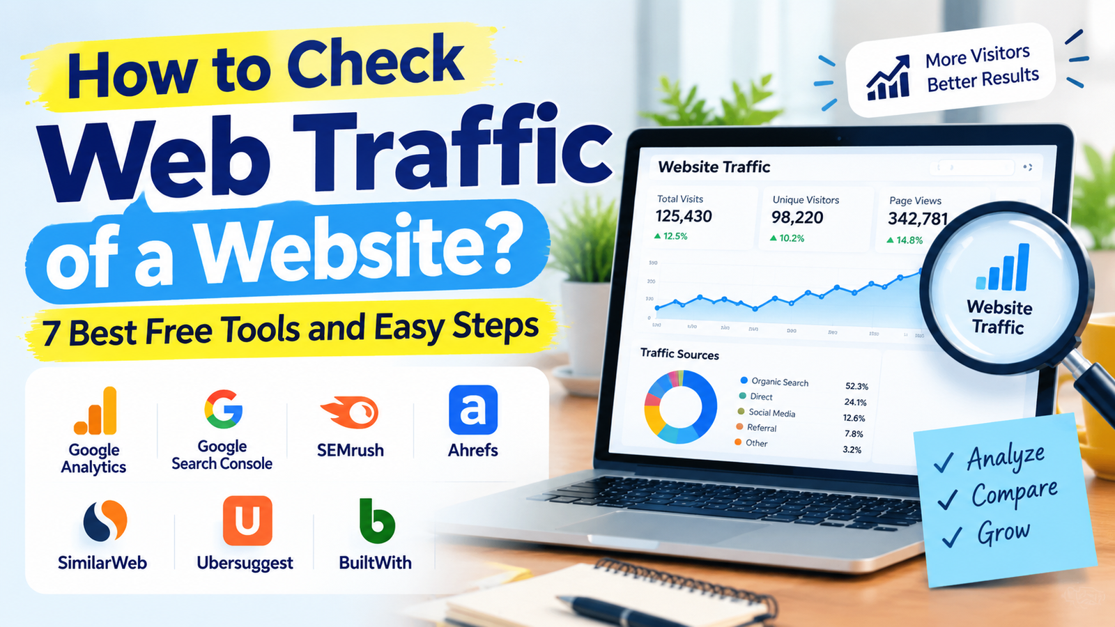 How to Check Web Traffic of a Website? 7 Best Free Tools and Easy Steps